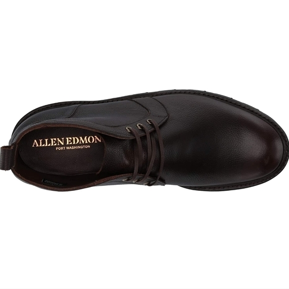 ALLEN Edmonds black Leather Men's Alpine Chukka Boot ankle shoes - Picture 1 of 14